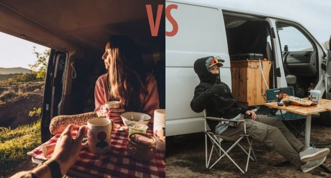 Vanlife vs Camping-Car