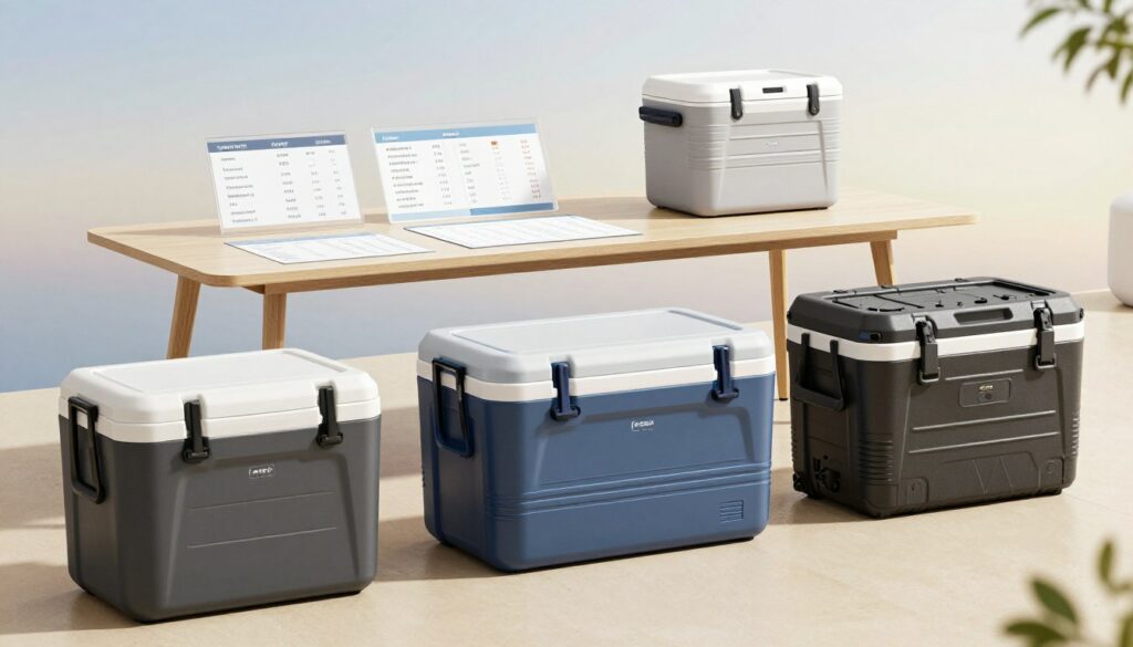 A-detailed-and-informative-comparison-of-electric-coolers-displayed-in-a-modern-well-lit-1024x585 Meilleur glaciere electrique testée et comparée par nous
