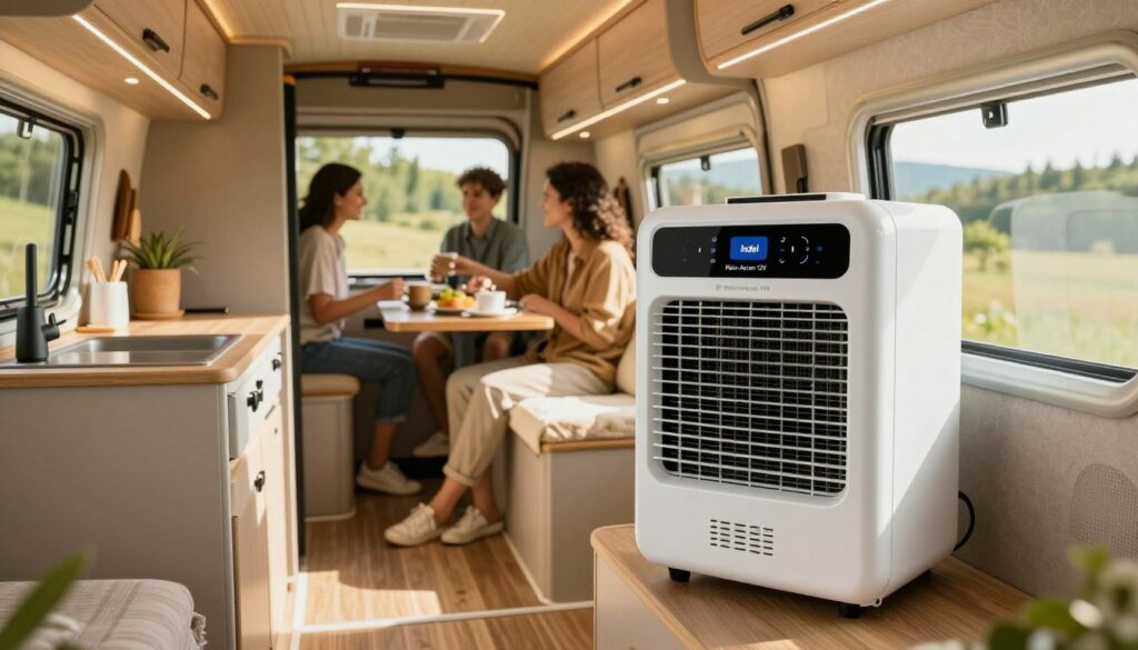 A-modern-Indel-B-Plein-Aircon-12V-portable-air-conditioner-designed-for-camper-vans-1024x585 Climatisation 12V pour van et fourgon : Gadget ou vraie révolution ?