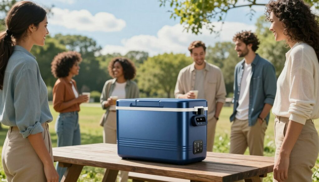 A-modern-electric-cooler-prominently-displayed-in-a-sleek-outdoor-setting-showcasing-its-1024x585 Meilleur glaciere electrique testée et comparée par nous