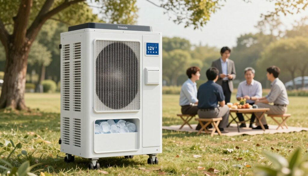 A-performance-trimixte-refrigeration-unit-stands-prominently-in-the-foreground-showcasing-its--1024x585 Glacière à compression 12V vs trimixte : Le guide d'achat ultime
