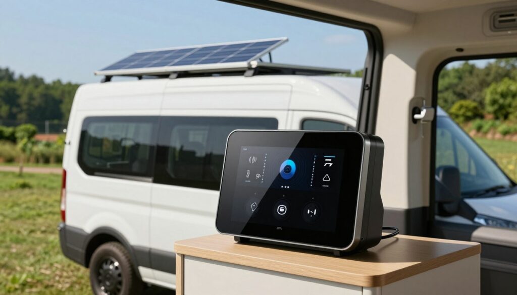 A-state-of-the-art-autonomous-climate-control-system-designed-for-leisure-vehicles-prominently-1024x585 Climatisation 12V pour van et fourgon : Gadget ou vraie révolution ?