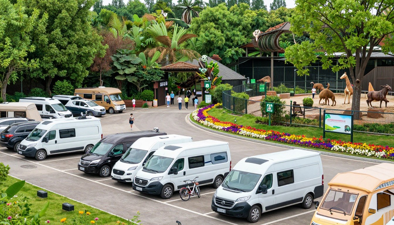 parking camping car zoo de beauval